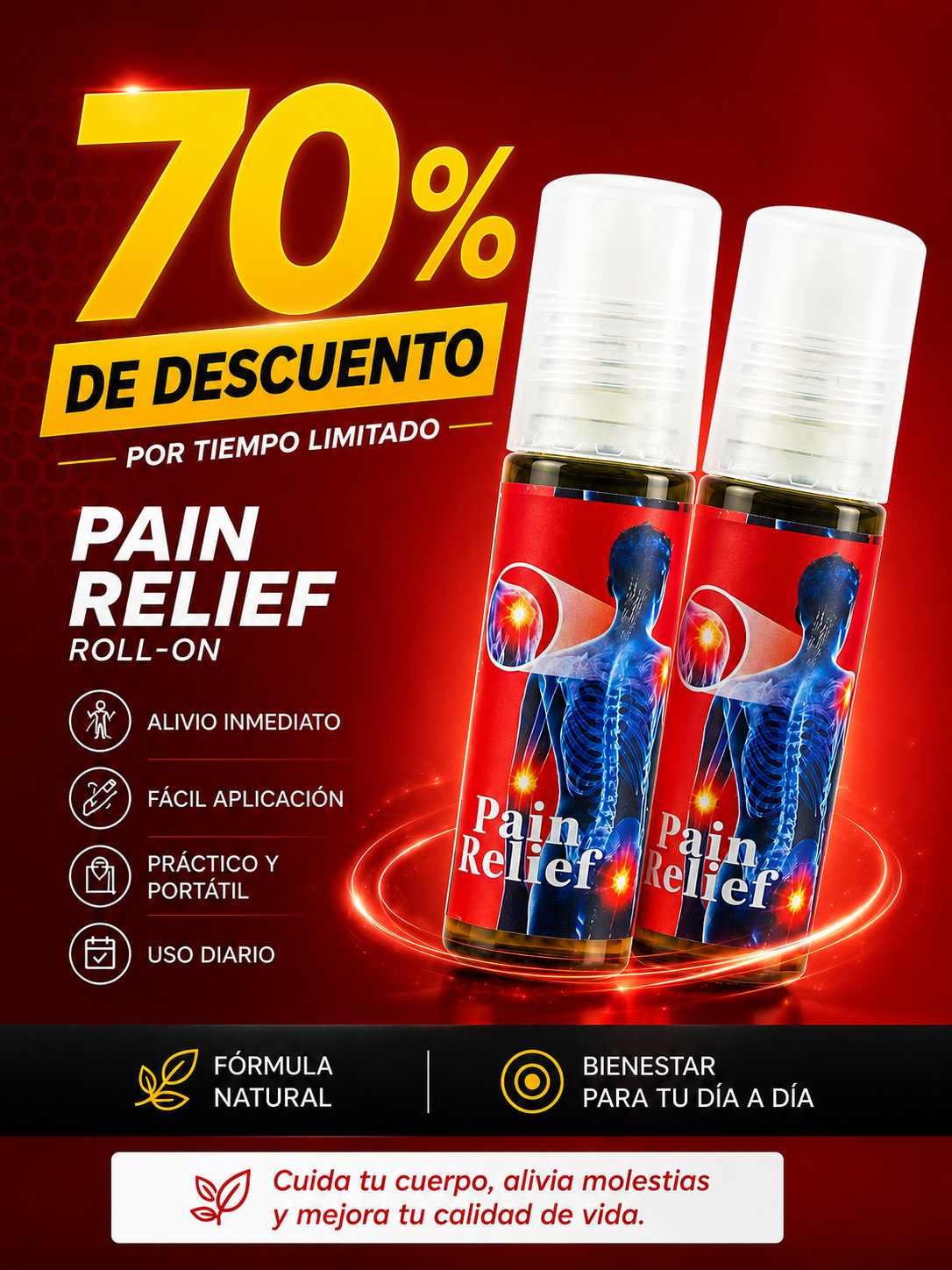 PAIN RELIEF → ALIVIA EL DOLOR®