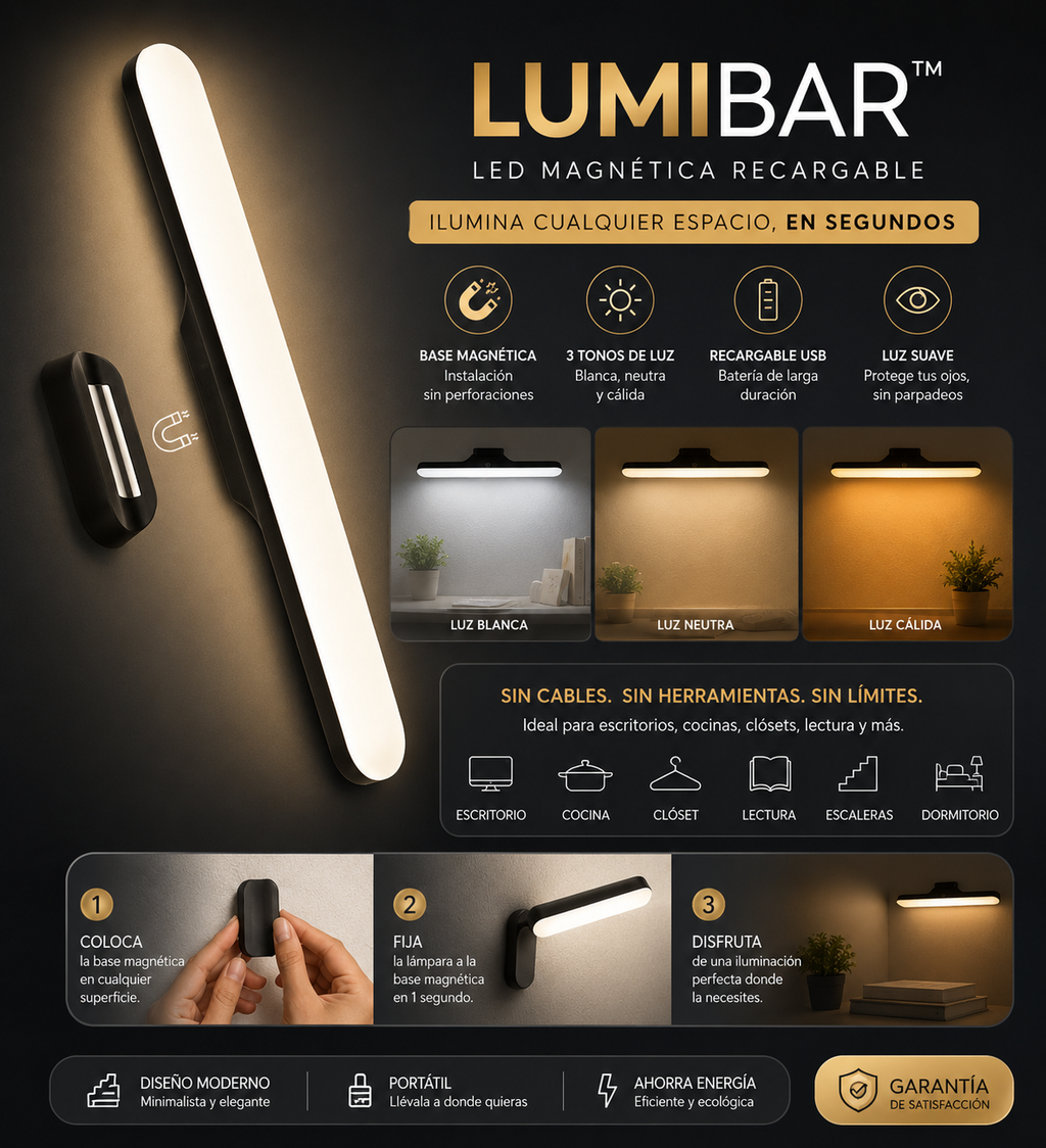 LumiBar™ LED Magnética®